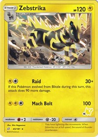 Zebstrika (#16 Pikachu Stamped) 045/181