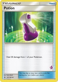 Potion (Mewtwo Stamped) 127/149 Battle Academy Pokémon card