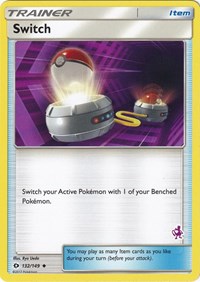 Switch (Mewtwo Stamped) 132/149 Battle Academy Pokémon card