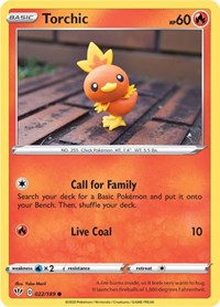 Torchic 022/189 · Reverse Holo