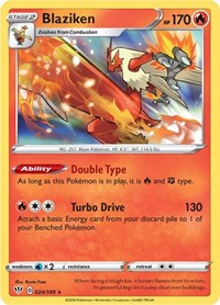 Blaziken 024/189 · Reverse Holo