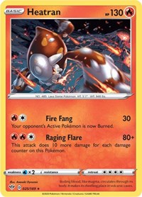 Heatran 025/189 · Reverse Holo