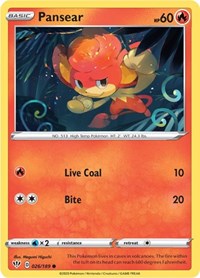 Pansear 026/189 · Reverse Holo