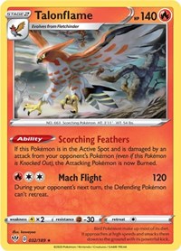 Talonflame 032/189 · Reverse Holo