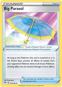 Big Parasol 157/189 Darkness Ablaze Reverse Holo Pokémon card