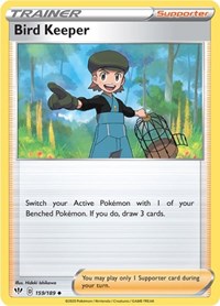 Bird Keeper 159/189 Darkness Ablaze Reverse Holo Pokémon card