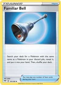 Familiar Bell 161/189 Darkness Ablaze Reverse Holo Pokémon card