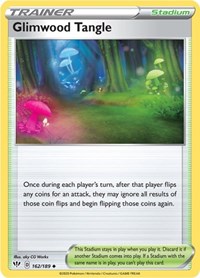Glimwood Tangle 162/189 Darkness Ablaze Reverse Holo Pokémon card