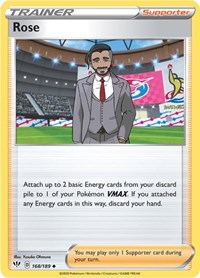 Rose 168/189 Darkness Ablaze Reverse Holo Pokémon card
