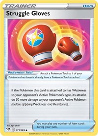 Struggle Gloves 171/189 Darkness Ablaze Reverse Holo Pokémon card