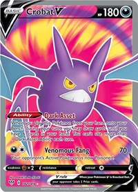 Crobat V Full Art 182/189
