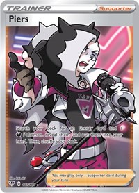 Piers Full Art 187/189 Darkness Ablaze Pokémon card