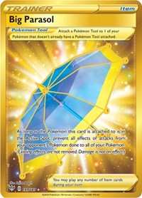 Big Parasol Secret 199/189 Darkness Ablaze Pokémon card