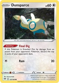 Dunsparce 137/189 · Reverse Holo