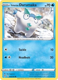 Galarian Darumaka 043/189 · Reverse Holo