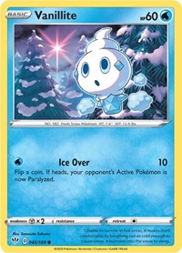 Vanillite 045/189 · Reverse Holo