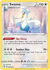Swanna 149/189 · Reverse Holo