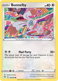 Bunnelby 150/189 · Reverse Holo