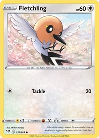 Fletchling 151/189 · Reverse Holo