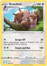 Greedent 153/189 · Reverse Holo