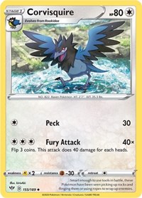 Corvisquire 155/189 · Reverse Holo