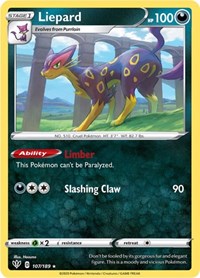 Liepard 107/189 · Reverse Holo