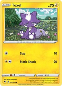 Toxel 062/189 · Reverse Holo