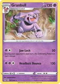 Granbull 071/189 · Reverse Holo