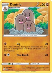 Dugtrio 085/189 · Reverse Holo