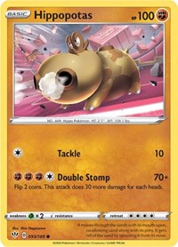 Hippopotas 093/189 · Reverse Holo