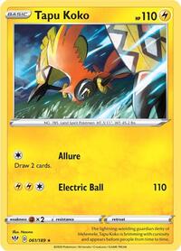Tapu Koko (Non-Holo) 061/189