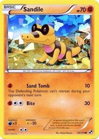Sandile (Cracked Ice Holo) 063/114