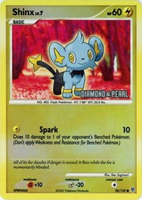 Shinx [Diamond & Pearl] 098/130 · Reverse Holo