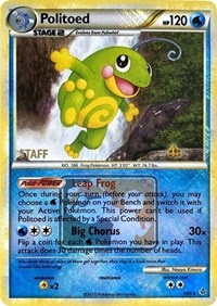 Politoed (League Promo) [Staff] 007/095 · Reverse Holo