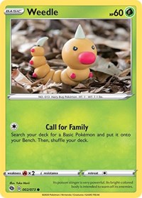 Weedle 02/73 · Reverse Holo