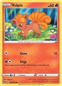 Vulpix 06/73 · Reverse Holo