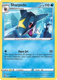 Sharpedo 12/73 · Reverse Holo