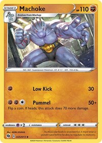 Machoke 25/73 · Reverse Holo
