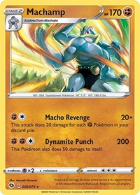 Machamp 26/73 · Reverse Holo