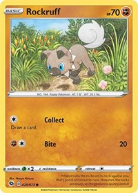 Rockruff 29/73 · Reverse Holo