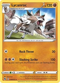 Lycanroc 30/73 · Reverse Holo