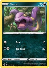Ekans 33/73 · Reverse Holo