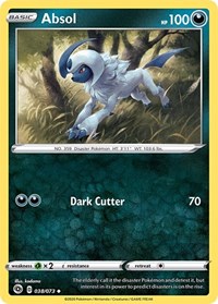 Absol 38/73 · Reverse Holo