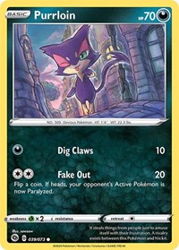 Purrloin 39/73 · Reverse Holo