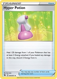 Hyper Potion 54/73 Champion's Path Reverse Holo Pokémon card