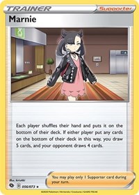 Marnie 56/73 Champion's Path Reverse Holo Pokémon card
