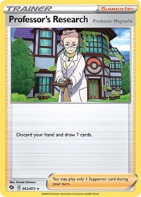Professor's Research [Professor Magnolia] 62/73 Champion's Path Reverse Holo Pokémon card