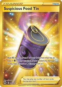 Suspicious Food Tin Secret 80/73 Champion's Path Pokémon card