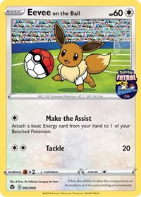 Eevee on the Ball (Pokemon Futsal) 002/005
