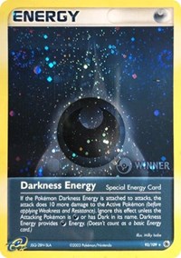 Darkness Energy (Special) (Cosmos Holo) [Winner] 93/109 League & Championship Cards Pokémon card